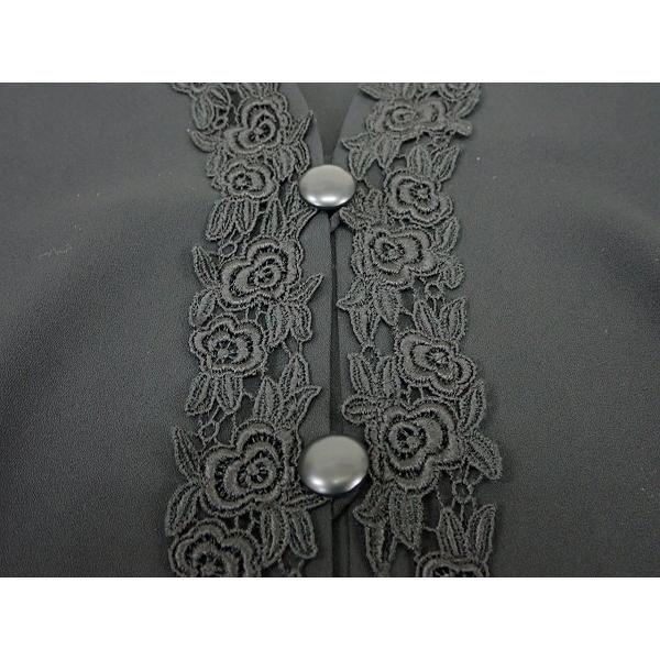 21号大きいサイズ TOKYO IGIN ブラックフォーマル 喪服 礼服 レース TOKYO IGIN ジャケット・15AR△東京イギン/花レース/大きい