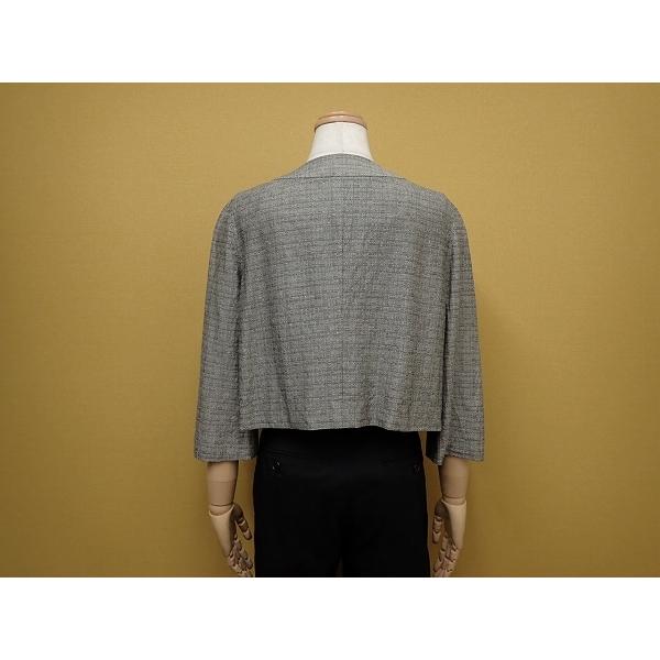 Aquascutum ノーカラージャケット・7S▽アクアスキュータム/7分