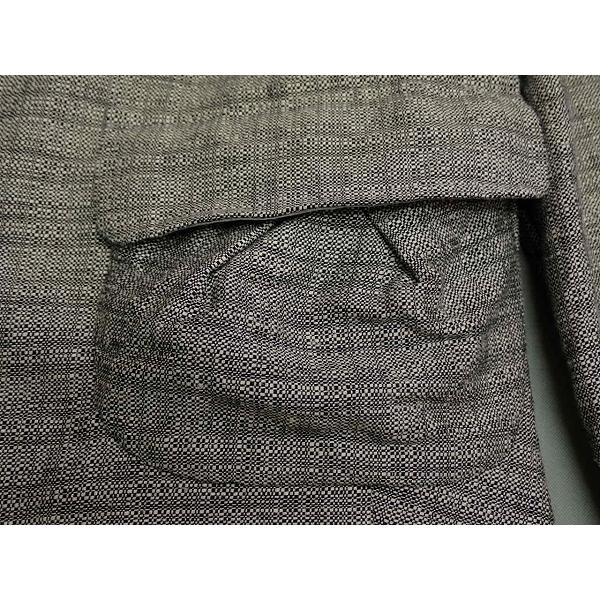 【新品】Acuascutum アクアスキュータム　ノーカラージャケット　薄手 セットアップ対応】ストレッチツイル ノーカラージャケット