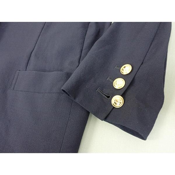 『Leilian』レリアン(13)テーラードジャケット ゴールドボタン　ベロア Leilian』レリアン(13)テーラードジャケット ゴールドボタン ベロア