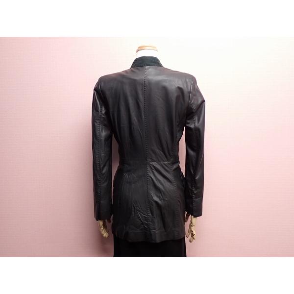ERMANNO SCERVINO レザージャケット△エルマノシェルビーノ/イタリア製 