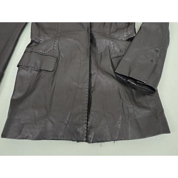 ERMANNO SCERVINO レザージャケット△エルマノシェルビーノ/イタリア製 