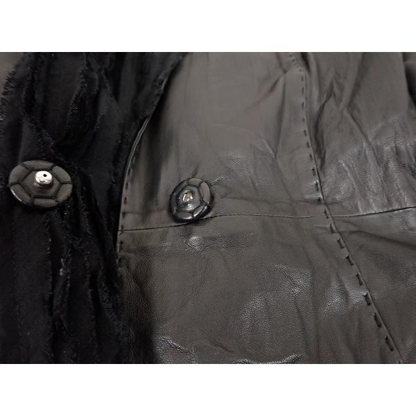 ERMANNO SCERVINO レザージャケット△エルマノシェルビーノ/イタリア製 
