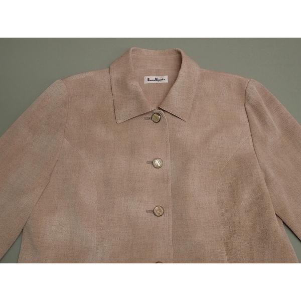 TOMI MIYAZAKI ジャケット トミミヤザキ ちりめん レディース 中古 