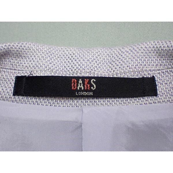未使用 DAKS ロロピアーナ テーラードジャケット シルク リネン DAKS（ダックス） ロロピアーナ生地 1釦ジャケット・38△ダックス