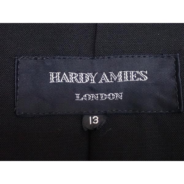 HARDY AMIES ノーカラージャケット・13△ハーディエイミス