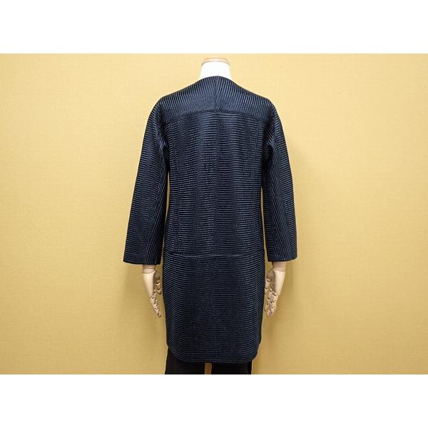 【新品】ラピーヌ　ラ・ジョコンダ ハーフジャケットコート LA JOCONDE ノーカラーコート・38△ラジョコンダ/ラピーヌ/紺/24