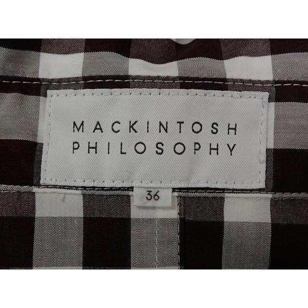 MACKINTOSH PHILOSOPHY ギンガムチェック柄コート・36 MACKINTOSH PHILOSOPHY ギンガムチェック柄コート・36
