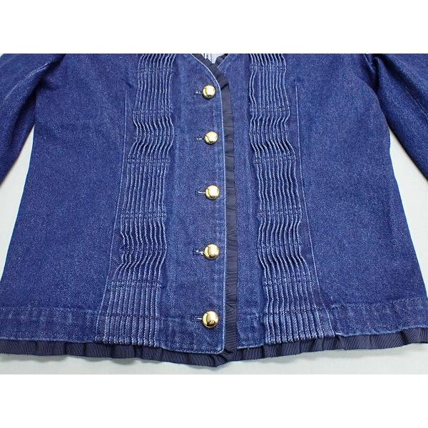 インゲボルグ フリルデニムジャケット S インゲボルグ フリルデニム