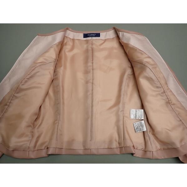 【美品✨】エムズグレイシー　ジャケット　リボン　フリル　ダブルジップ　黒　38 美品✨】エムズグレイシー ジャケット リボン フリル ダブル