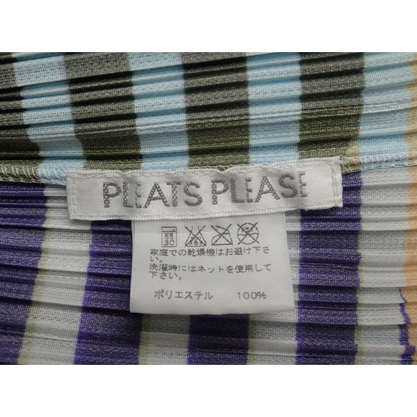 PLEATS PLEASE デザインカットソー・3△イッセイミヤケ/プリーツ