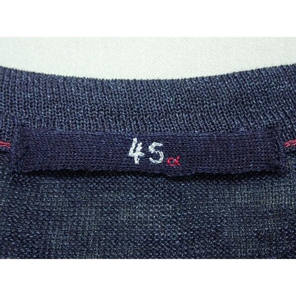 45R（フォーティファイブアール） コットンニット・3△45アール