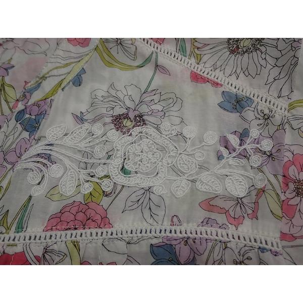 LAURA ASHLEY（ローラアシュレイ） 送料無料 シルク混 花柄ブラウス