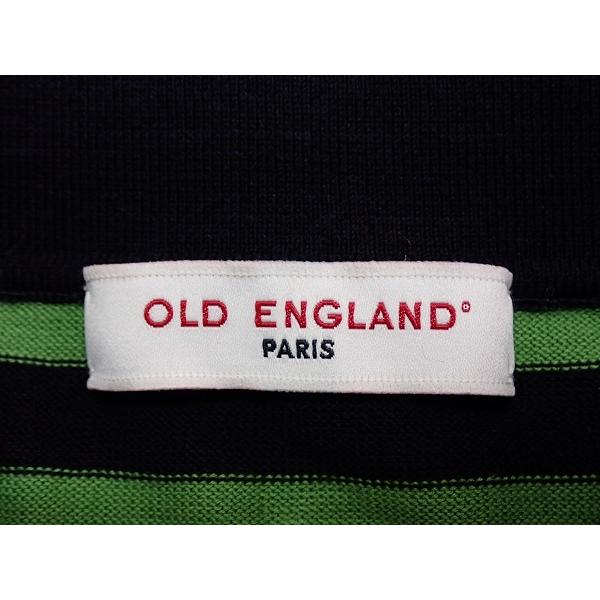 OLD ENGLAND ニットポロシャツ カットソー 半袖 36 黒 ブラック OLD ENGLAND（オールドイングランド） 送料無料 コットンニット・36