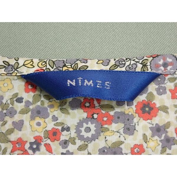 NIMES（ニーム） 送料無料 リバティ ブラウス▽ニーム/7分袖/シャツ 