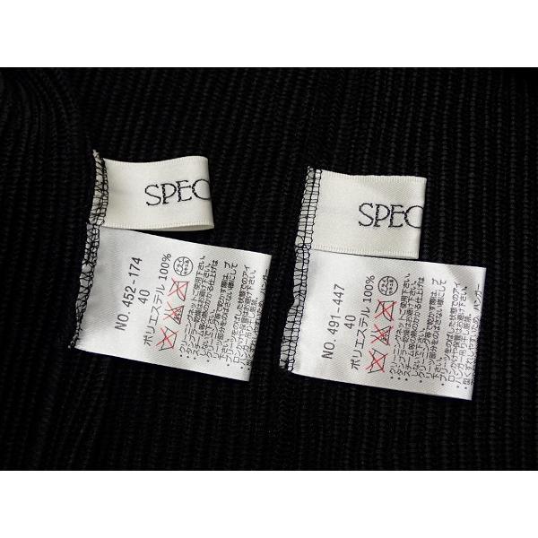 SPECCIO プリーツ　総柄　アンサンブル　長袖　40 SPECCHIO（スペッチオ） プリーツアンサンブル・40△スペッチオ
