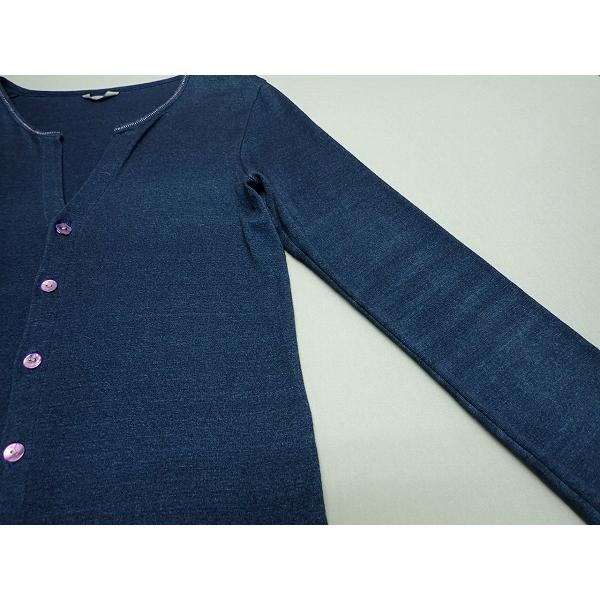 Pal'las Palace（パラスパレス） インディゴ染め コットンカーディガン