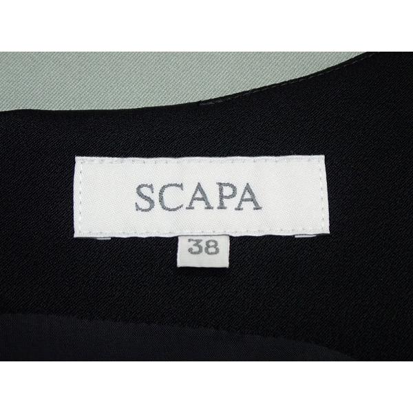 SCAPA（スキャパ） ワンピース・38△スキャパ/ノースリーブ/ドレス/黒