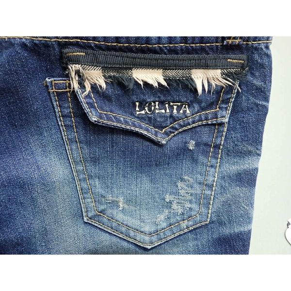 LOLITA JEANS ジーンズ・M△ロリータジーンズ/スカル刺繍/デニム