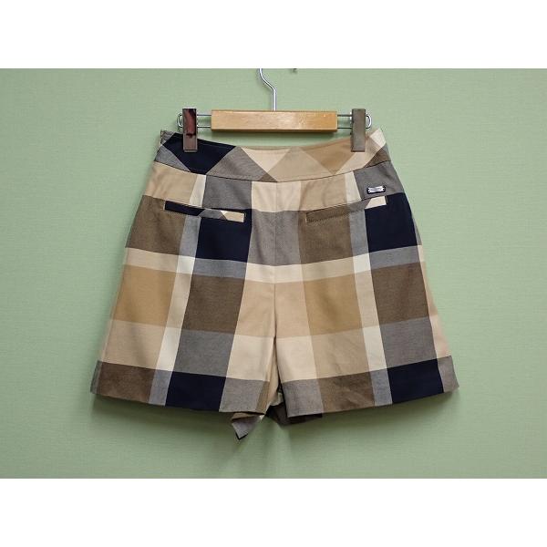 【美品】BLUE LABEL クレストブリッジチェック　キュロット 36 BLUE LABEL CRESTBRIDGE（ブルーレーベルクレストブリッジ