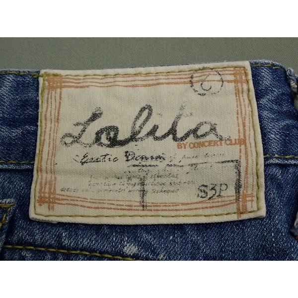 LOLITA JEANS（ロリータジーンズ） スカル刺繍入り クロップドジーンズ