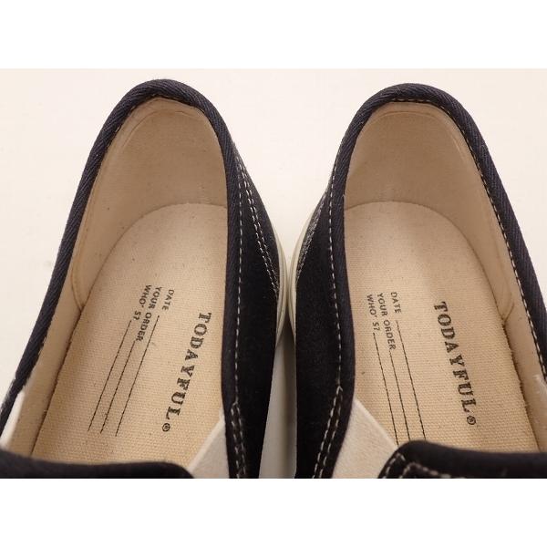 TODAYFUL スリッポンシューズ・24cm〜24.5cm☆トゥデイフル/キャンバス