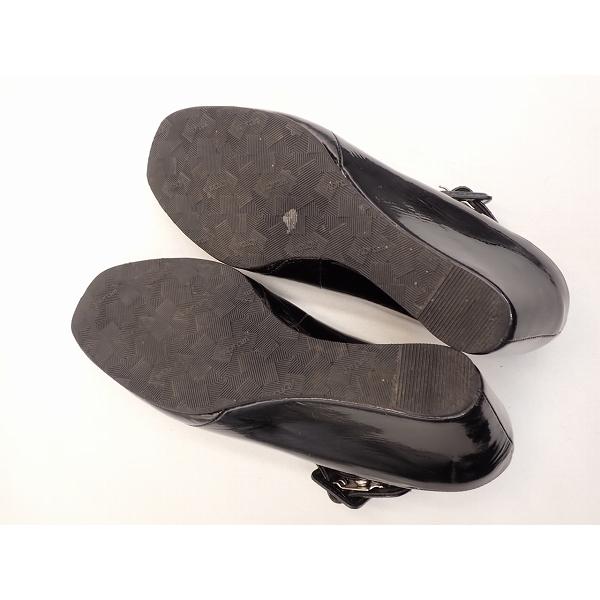 未使用 コンポジション9 パンプス 23.5 ウェッジ composition9 Composition9 COMPOSITION9 ストラップパンプス・23.5cm☆コン