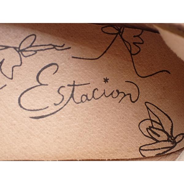 Estacion パンプス・23cm☆エスタシオン/花モチーフ/フラワー/靴 