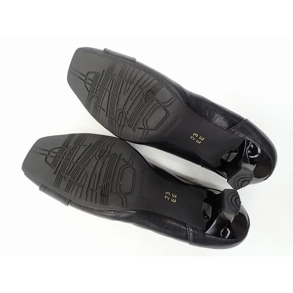 GIRO asics パンプス・23cmEE☆アシックス ジーロ/黒/ヒール/靴