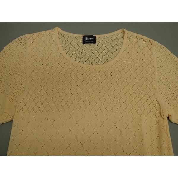 ヘルノ　半袖　ニット HERNO（ヘルノ） 送料無料 半袖ニット◇ヘルノ/イタリア製/23*6*2-24