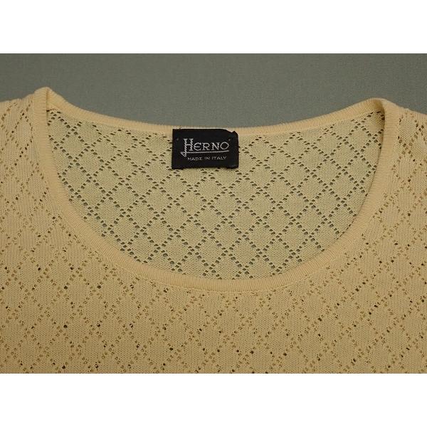 HERNO（ヘルノ） 送料無料 半袖ニット◇ヘルノ/イタリア製/23*6*2-24