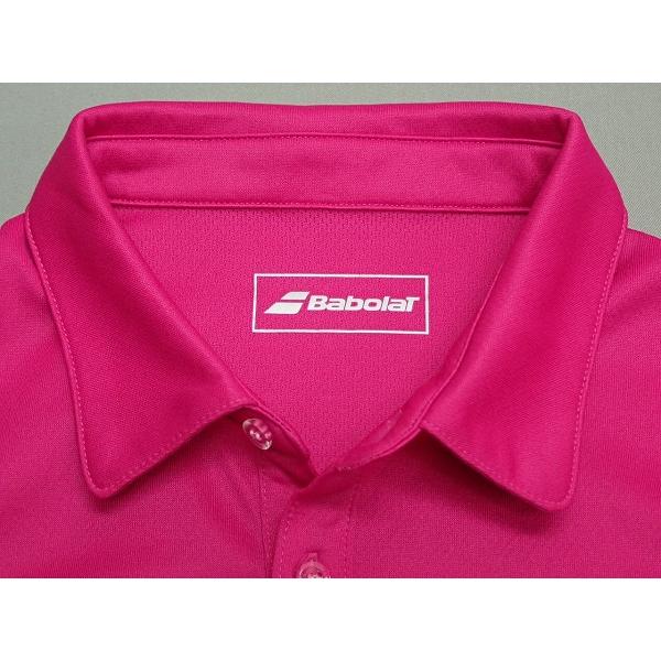 バボラ テニスレディースシャツ ピンク Lサイズ 新品 Babolat 送料無料