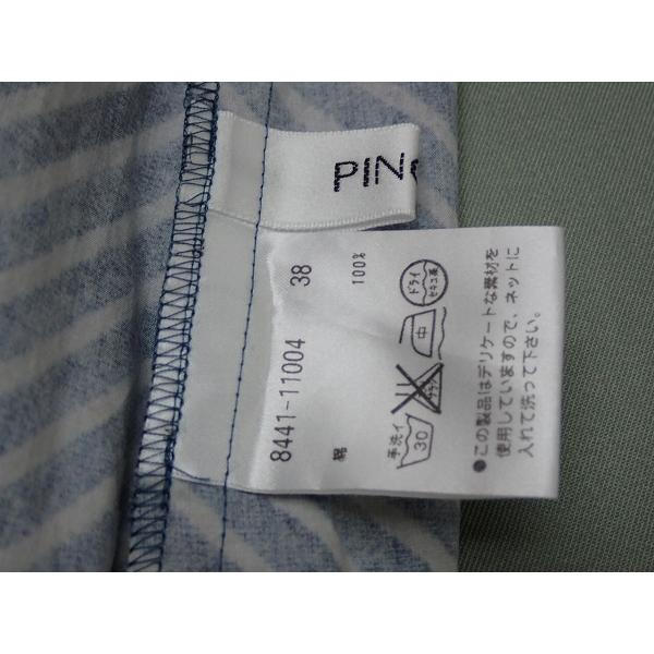 送料無料 PINORE 切替プリント ワンピース・38◇ピノーレ/22*6*2-16