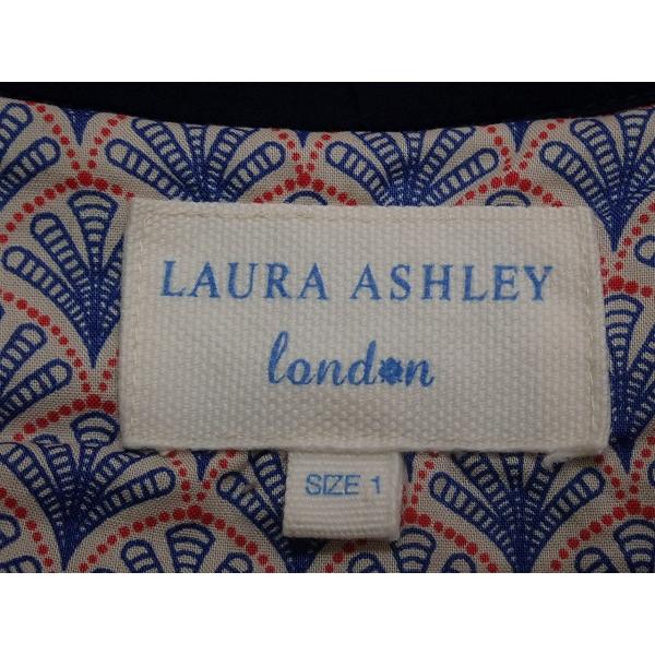 Laura Ashley 紺色ベロア素材ドレス 70sヴィンテージ ハンガリー製