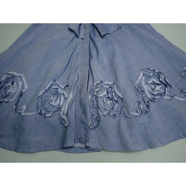 M'S GRACY 花柄半袖ワンピース 38サイズ M'S GRACY ワンピース・38◇エムズグレイシー/日本製/花モチーフ