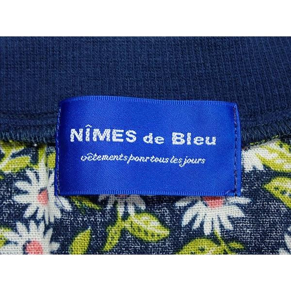 Nimes de bleu リバティ生地 ワンピース◇ニーム/花柄/半袖/レディース
