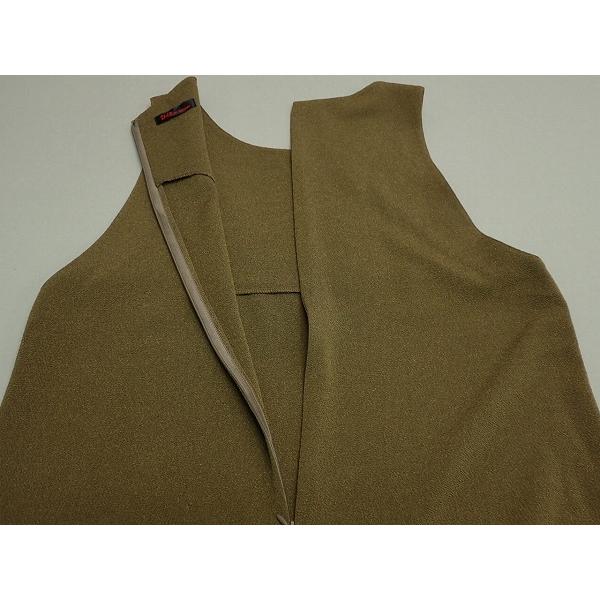 【美品】詩仙堂　ノースリーブ　ワンピース　ちりめん　アシメ　ツギハギ　洗える 詩仙堂 BY HITOSHI ちりめん アシンメトリーワンピース◇ヒトシタムラ