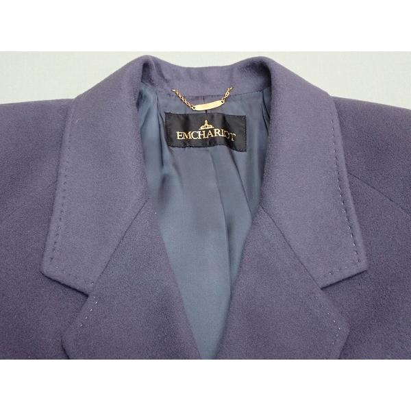 EMCHAROIT カシミヤ ロングコート・11R□エンチャリオット/日本製/@A1  