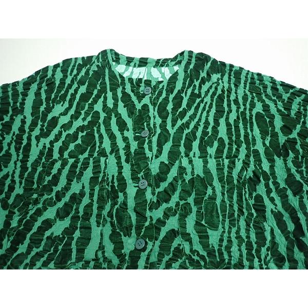 me ISSEY MIYAKE フロッキーデザインジャケット□イッセイミヤケ