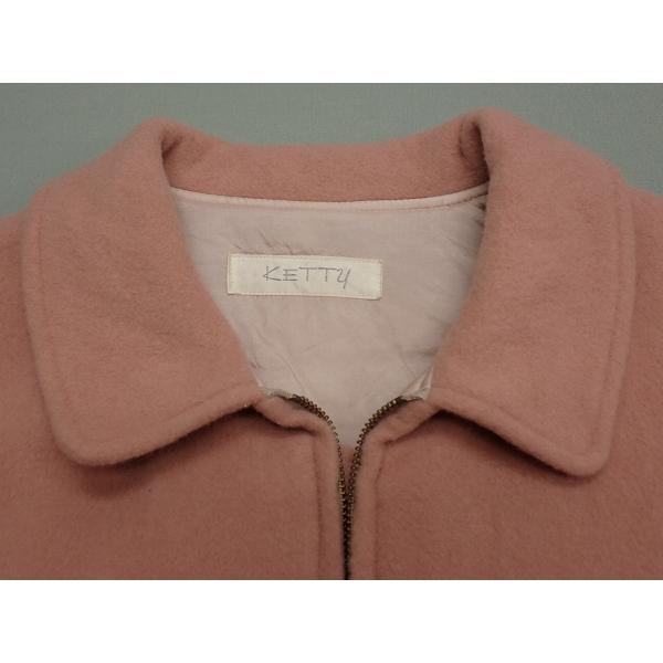 ketty KETTY 花刺繍入り ウールジャケット・M□ケティ/MA-1