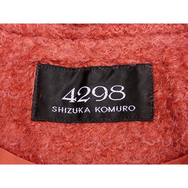 4298シズカコムロ 4298 SHIZUKA KOMURO モヘア混コート・40 