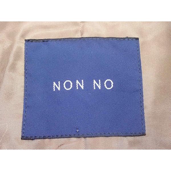 マドモアゼルノンノン NONNO 一重仕立てノーカラーコートジャケット