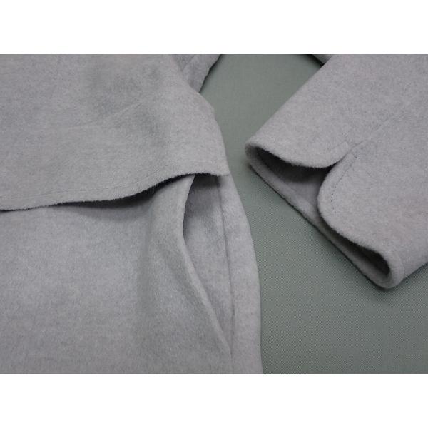 hb 銀座花菱 コート・9□アンゴラ混/ミンク使い/レディース/25霜4-27