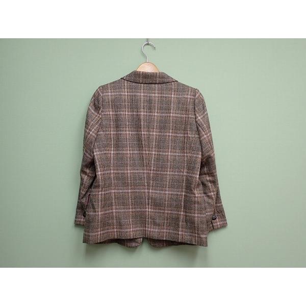【美品】レリアン　ロロピアーナ　カシミヤ100% 大きいサイズ 13＋ ボルドー Leilian（レリアン） カシミヤジャケット・13+□レリアン/ロロピアーナ