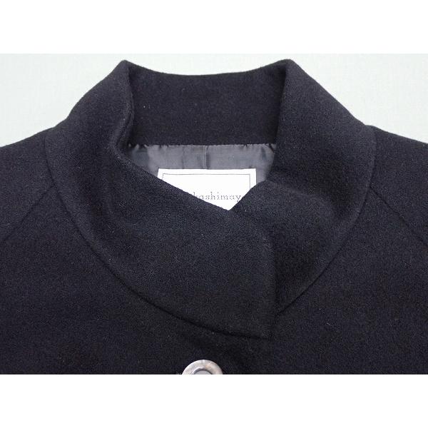 高島屋 Takashimaya カシミヤコート・11□高島屋/カシミヤ100％/黒