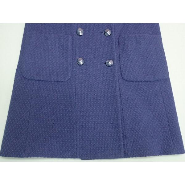 レリアン　ホワイトレーベル　チェスターコート　ネイビー　L相当　美品 コート【Leilian WHITE LABEL】 | Leilian plus