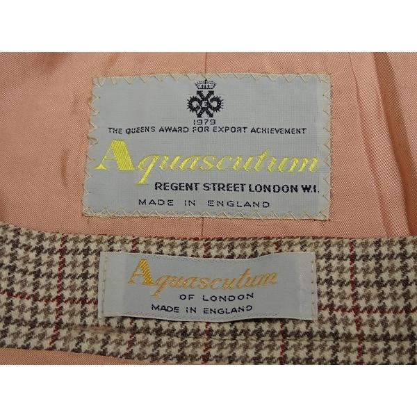 Aquascutum（アクアスキュータム） ウールスーツ・10□アクアスキュー