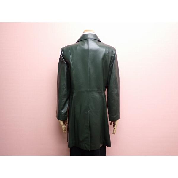 mia coma ラムレザーコート・9△ニチワ/羊革/レディース/26睦2-14