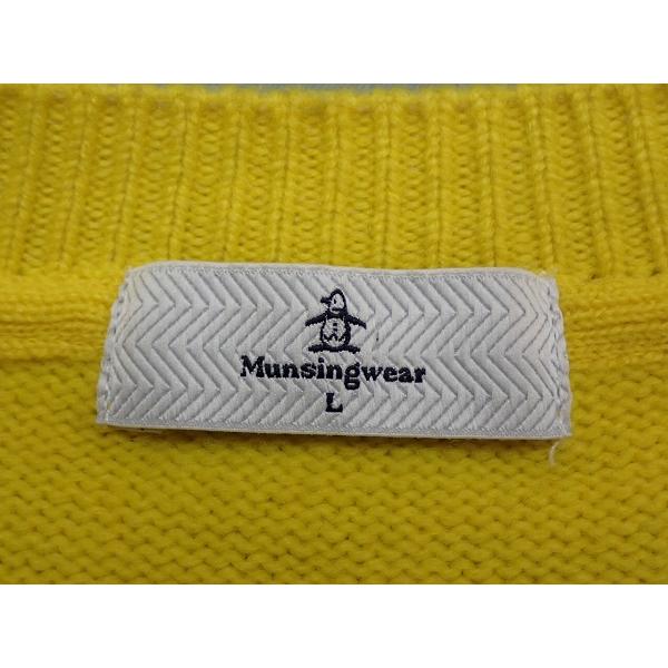 【L】Munsingwear ニットセーター Munsingwear セーター・L□マンシングウェア/ゴルフ/ニット/2017