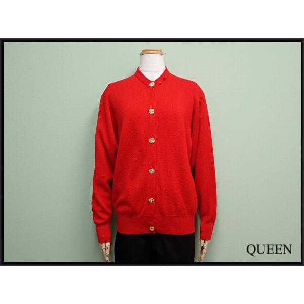 BALLANTYNE（バランタイン） 金ボタン ウールニットカーディガン・38